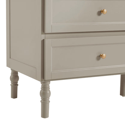 Ruby 6 Drawer Chest - Taupe