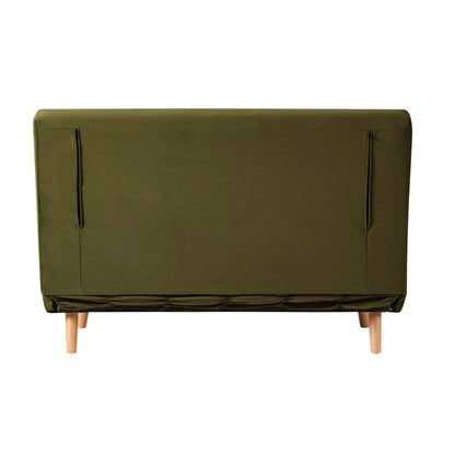 Seattle Double Click Clack Sofa Bed - Muted Moss