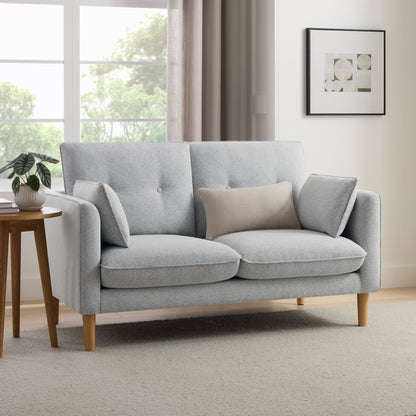 Shoreditch 2 Seater Sofa - Light Grey