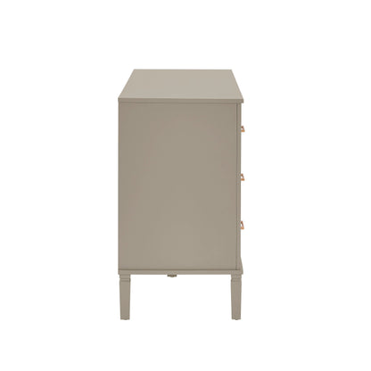 Sienna 6 Drawer Chest - Taupe