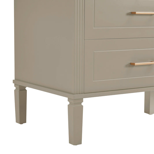 Sienna 6 Drawer Chest - Taupe