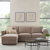 Soho Left Hand Chaise Storage Sofa - Sand