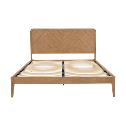 Stockholm Chevron Bed Frame - Natural