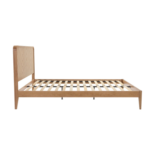 Stockholm Chevron Bed Frame - Natural