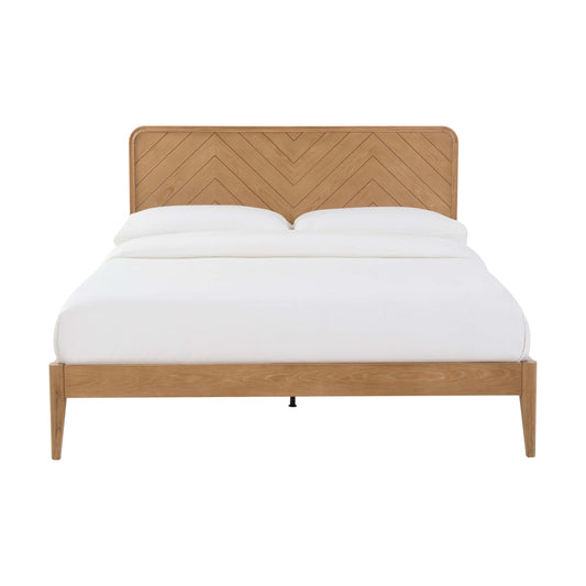 Stockholm Chevron Bed Frame - Natural