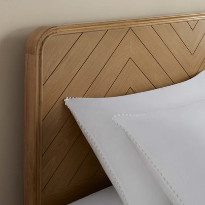 Stockholm Chevron Bed Frame - Natural