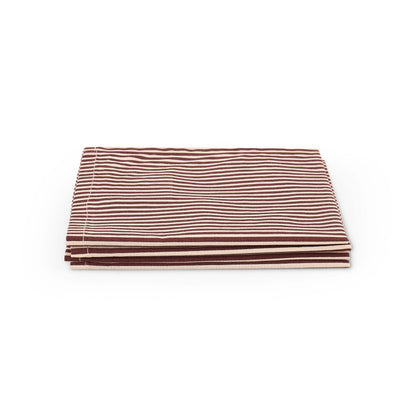 Tabitha Striped Set of 4 Napkins - Pink