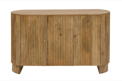 Finley Mango Wood 3 Door Sideboard - Natural