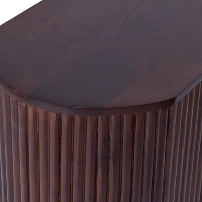Finley Mango Wood 3 Door Sideboard - Walnut