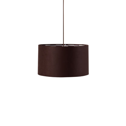Vikki Velvet Checkerboard Ceiling Shade - Brown