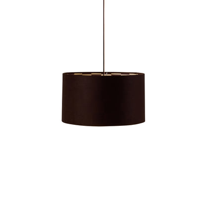 Vikki Velvet Checkerboard Ceiling Shade - Brown