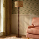 Mix and Match Bobbin Floor Lamp - Dark Wood