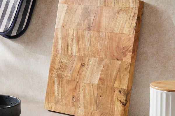 Acacia Block Chopping Board - Natural - DUSK