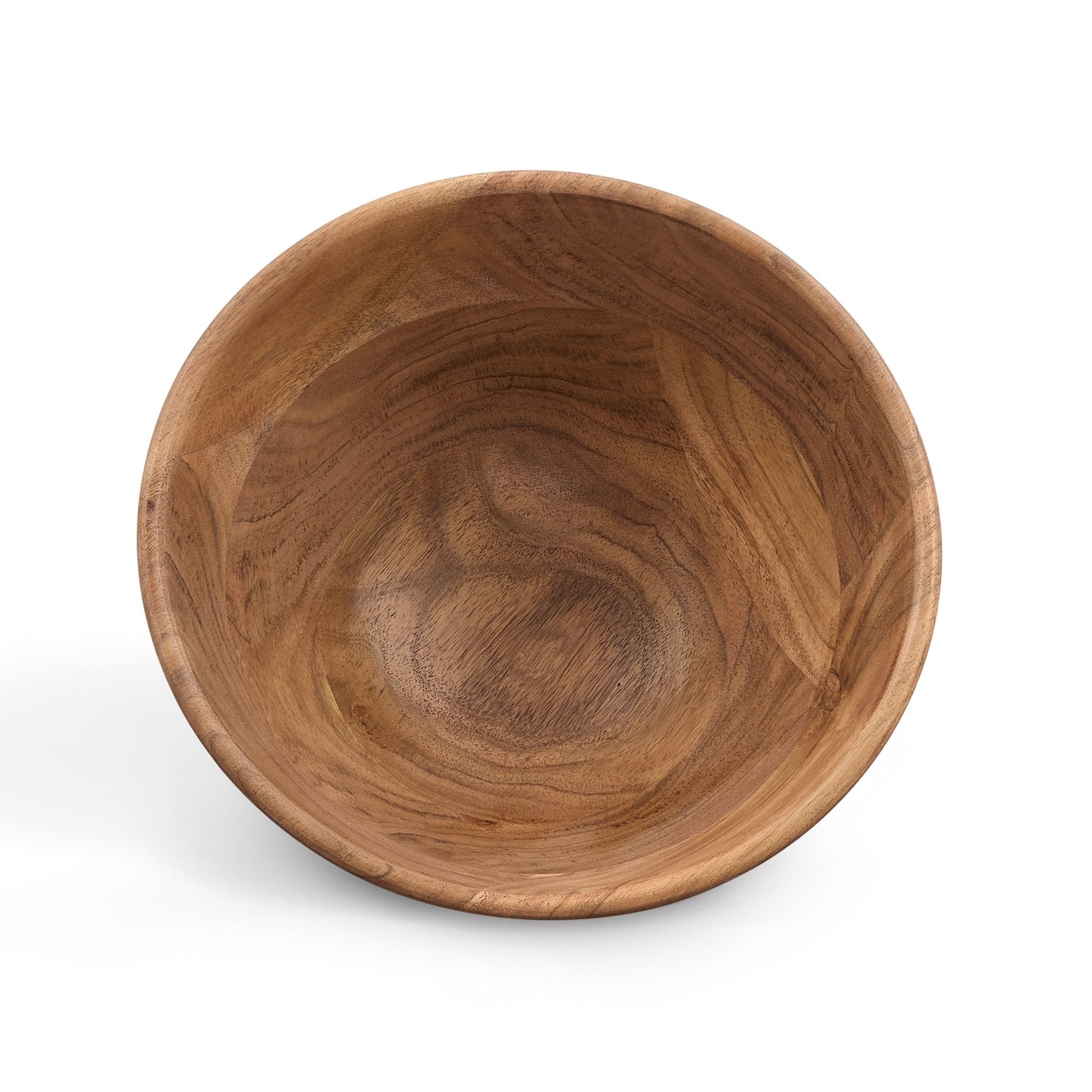 Acacia Salad Bowl with Servers - Natural - DUSK