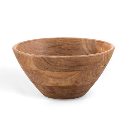 Acacia Salad Bowl with Servers - Natural - DUSK