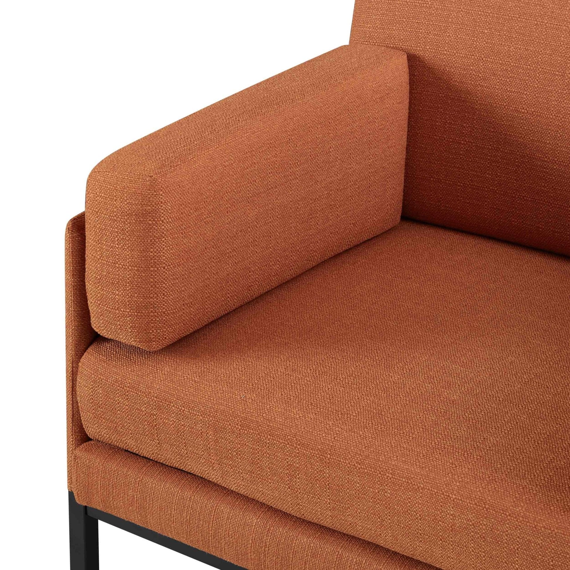 Ada Accent Chair - Burnt Orange - DUSK