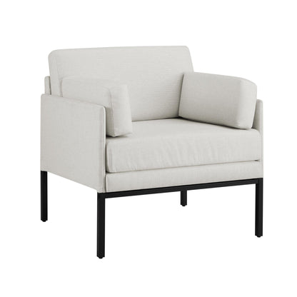 Ada Accent Chair - Natural Stripe - DUSK