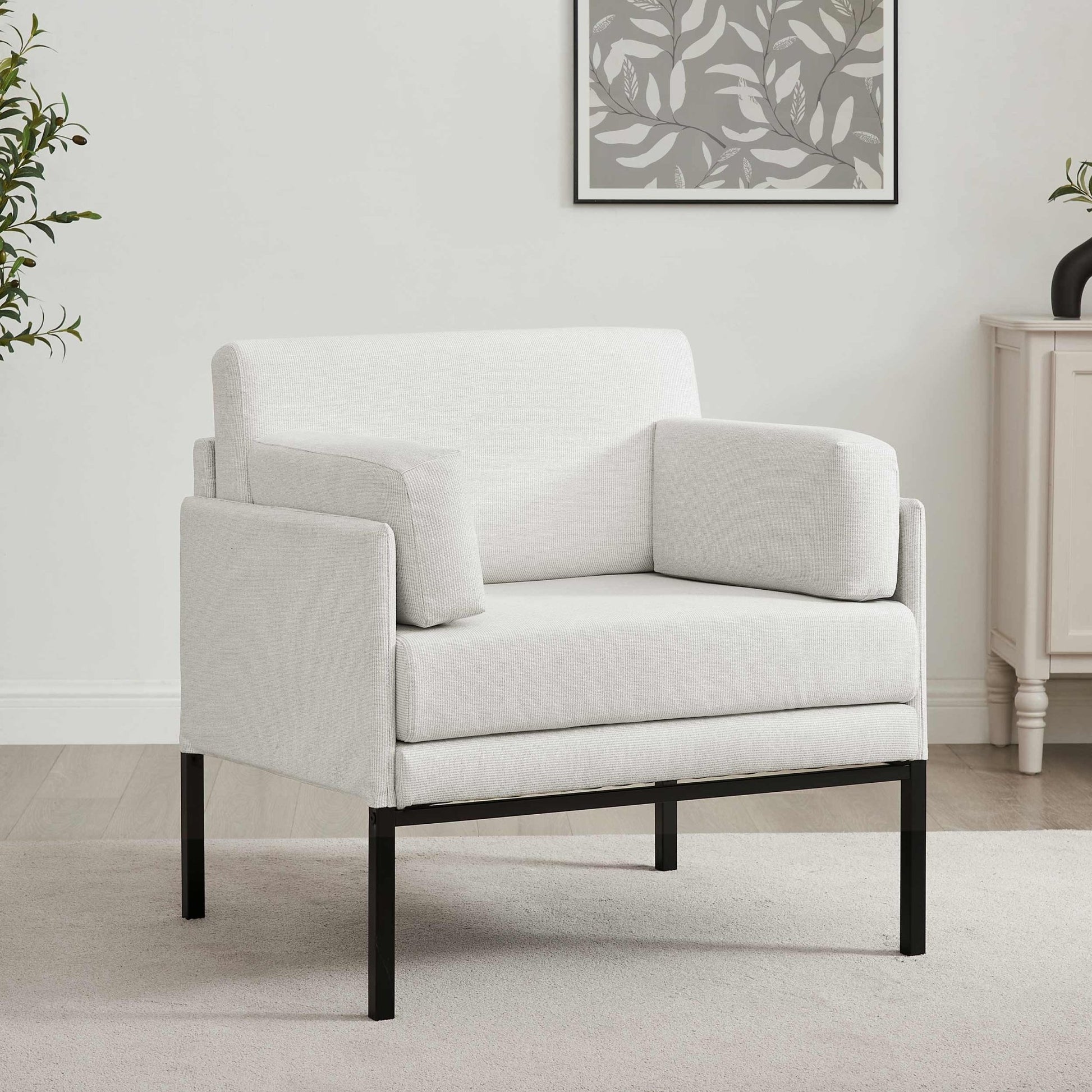 Ada Accent Chair - Natural Stripe - DUSK
