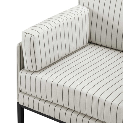 Ada Accent Chair - Stripe - DUSK