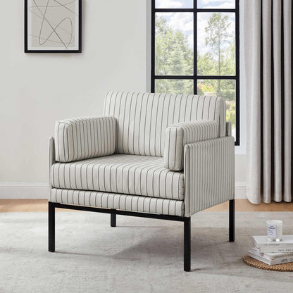 Ada Accent Chair - Stripe - DUSK