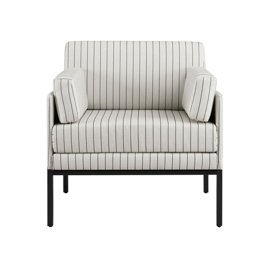 Ada Accent Chair - Stripe - DUSK