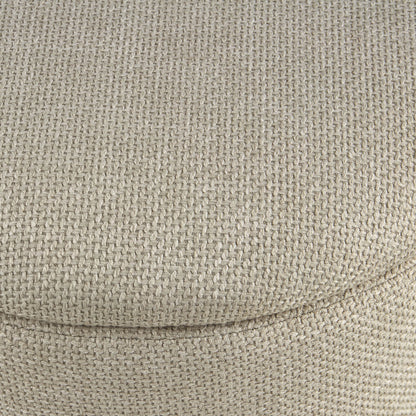 Adelaide Gold Base Storage Stool - Beige - DUSK