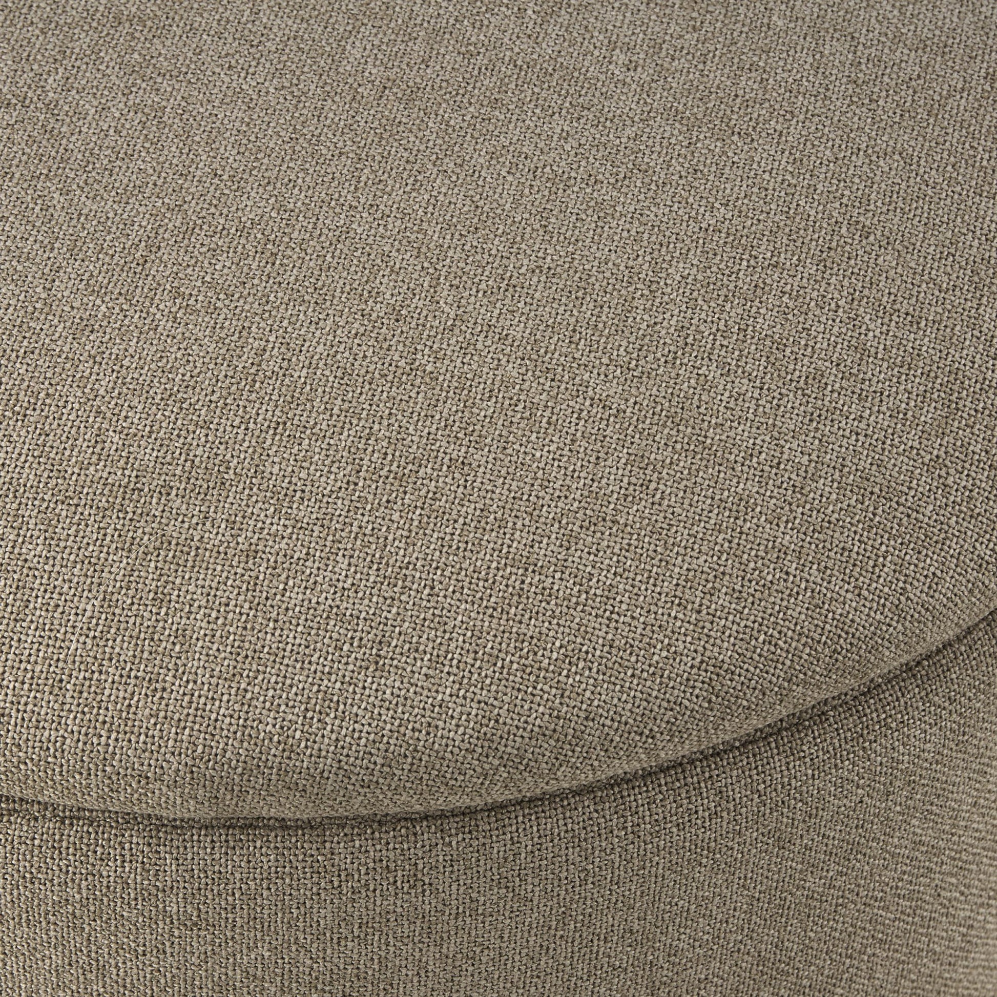 Adelaide Gold Base Storage Stool - Oatmeal - DUSK