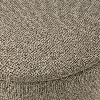 Adelaide Gold Base Storage Stool - Oatmeal - DUSK