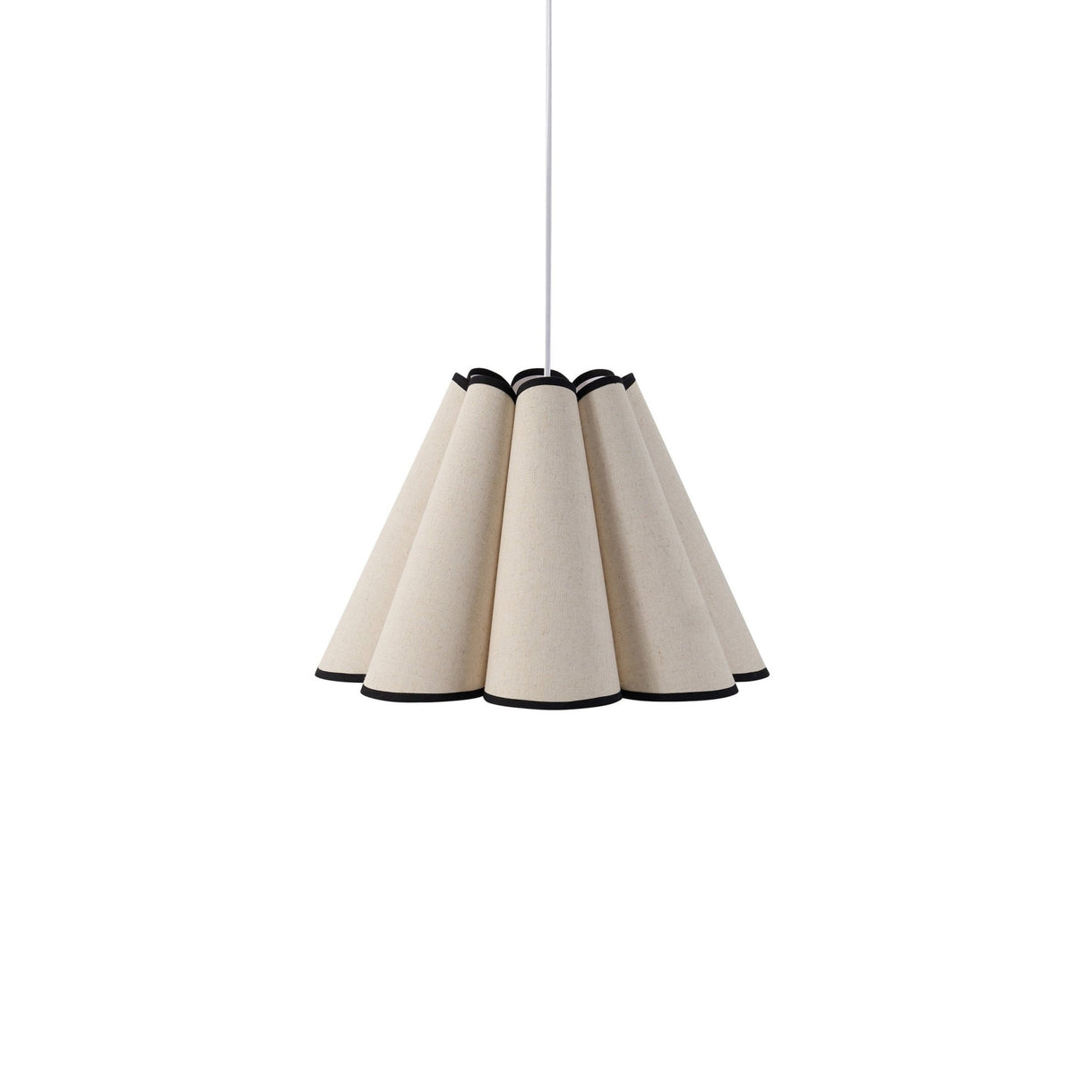 Agnes Scallop Ceiling Shade - Natural - DUSK