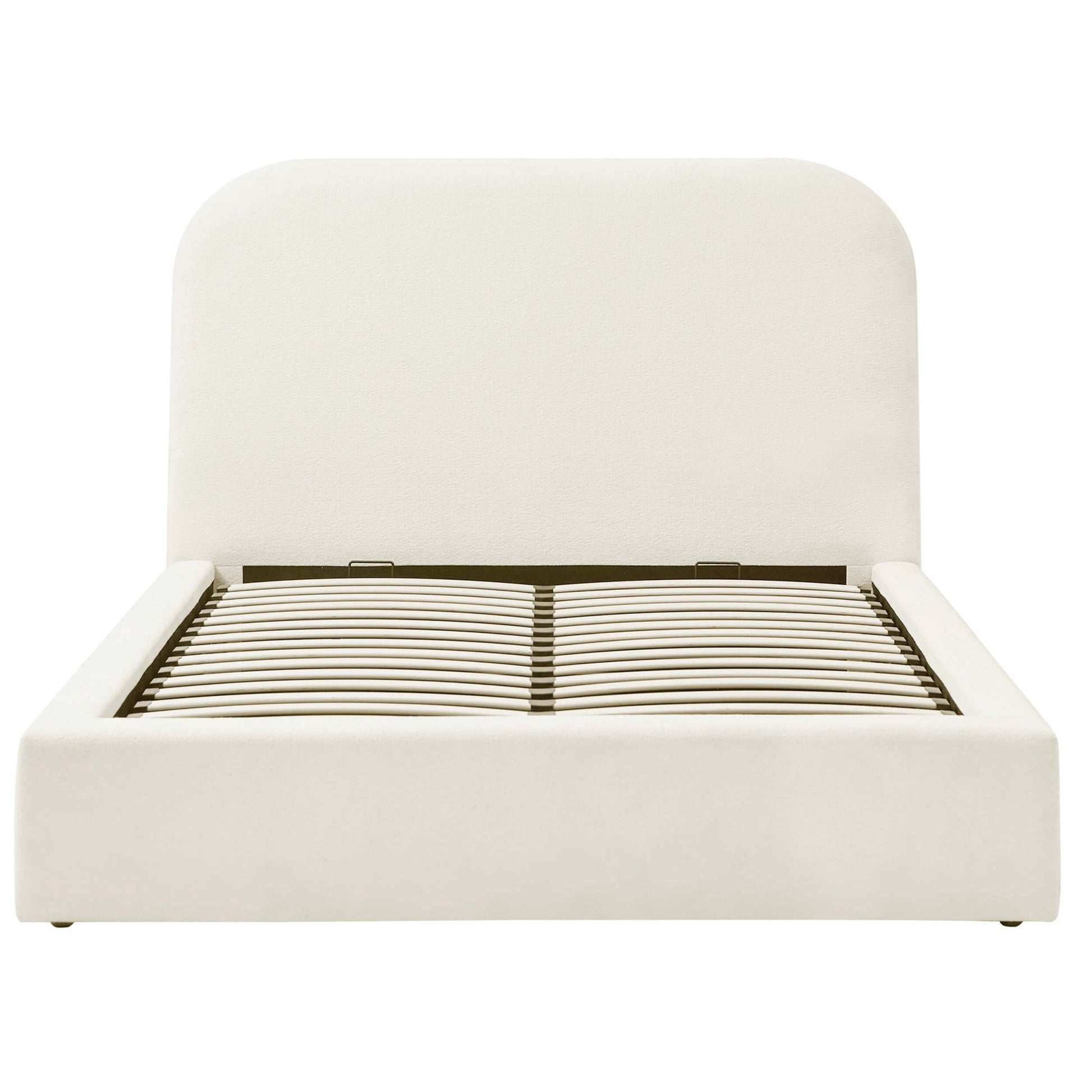Aintree Ottoman Storage Bed - Teddy Cream - DUSK