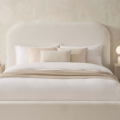 Aintree Ottoman Storage Bed - Teddy Cream - DUSK