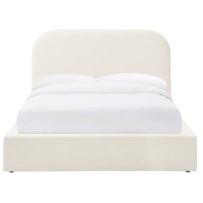 Aintree Ottoman Storage Bed - Teddy Cream - DUSK