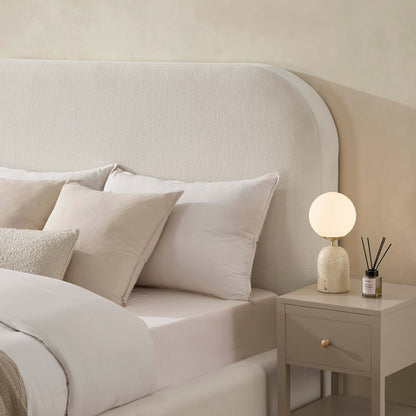 Aintree Ottoman Storage Bed - Teddy Cream - DUSK