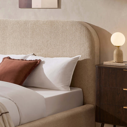 Aintree Ottoman Storage Bed - Textured Oatmeal - DUSK