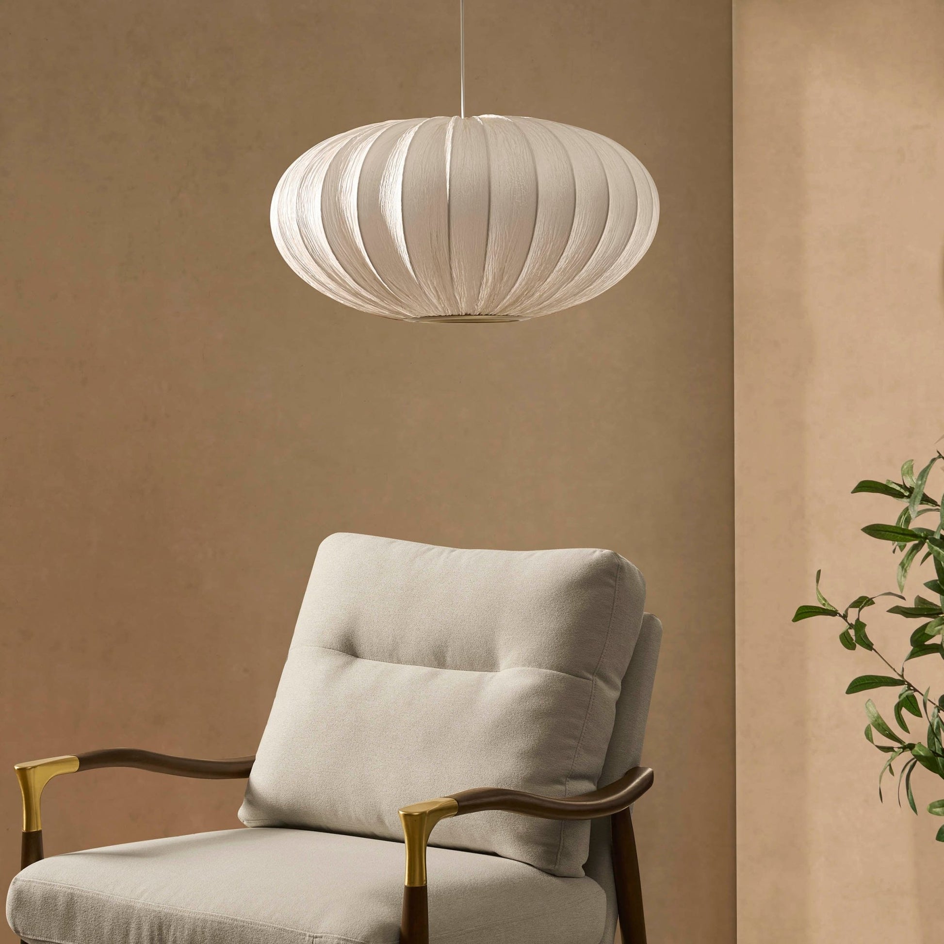 Akari Oragami Easy - Fit Ceiling Light Shade - White - DUSK