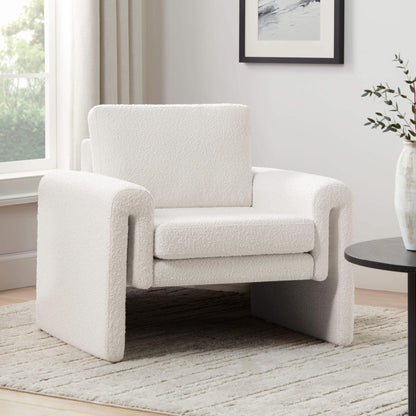 Alba Accent Chair - Boucle Ivory - DUSK