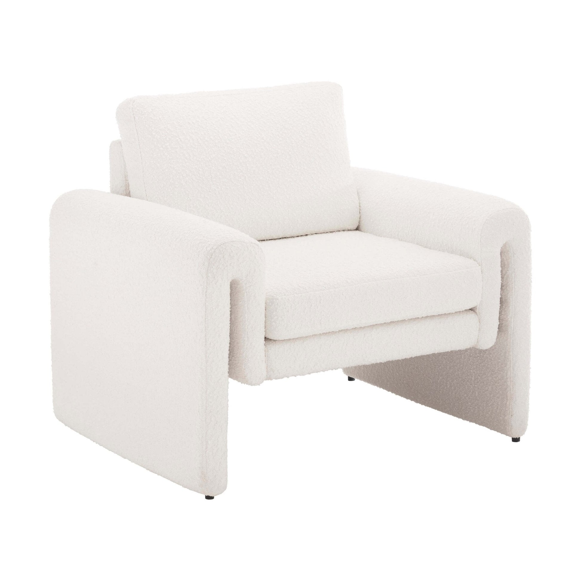 Alba Accent Chair - Boucle Ivory - DUSK