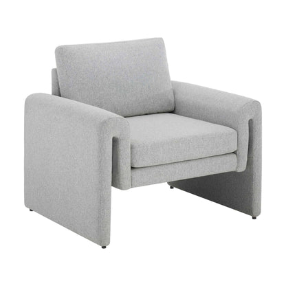 Alba Accent Chair - Light Grey - DUSK