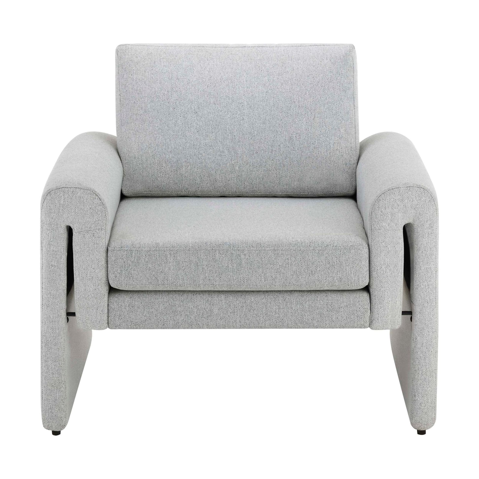 Alba Accent Chair - Light Grey - DUSK