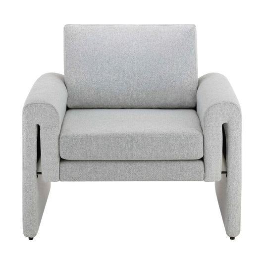 Alba Accent Chair - Light Grey - DUSK