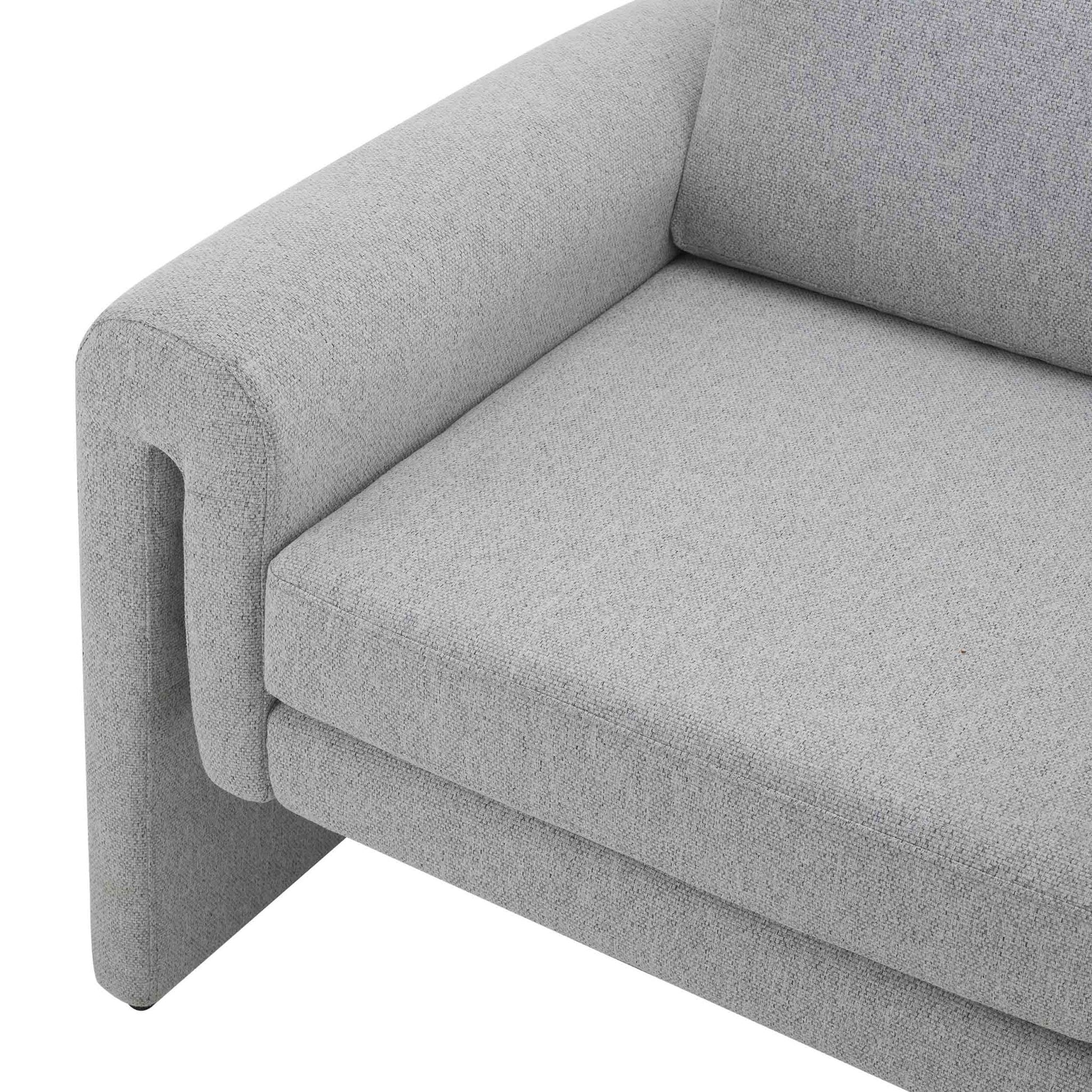 Alba Accent Chair - Light Grey - DUSK