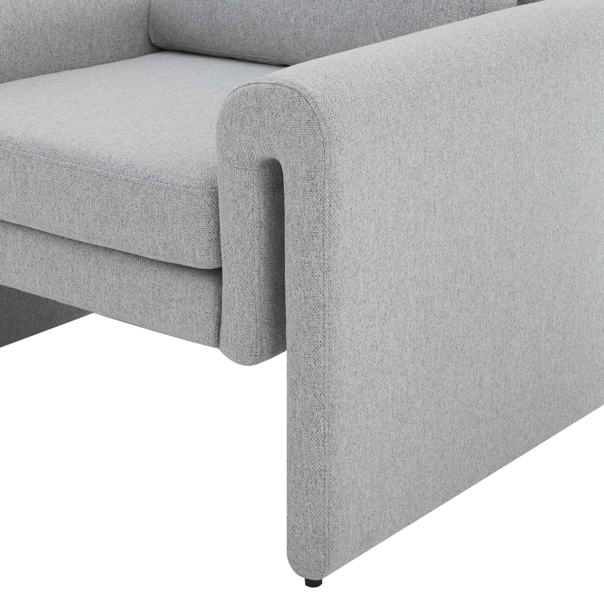 Alba Accent Chair - Light Grey - DUSK