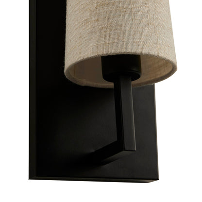 Alban LED Rechargeable Wall Light - Black - DUSK