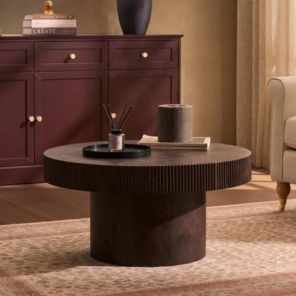 Aleyna Coffee Table - Dark Burl - DUSK
