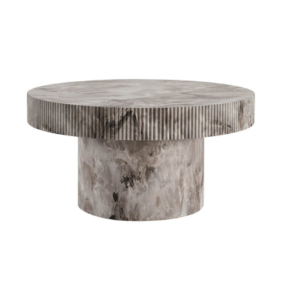 Aleyna Coffee Table - Marble Effect - DUSK