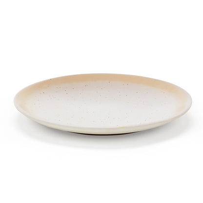 Alfredo Speckled Stoneware Set of 4 Dinner Plates - DUSK