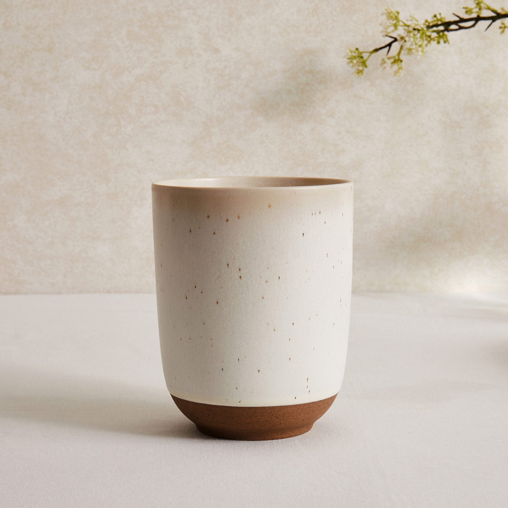 Alfredo Speckled Stoneware Utensil Holder - DUSK