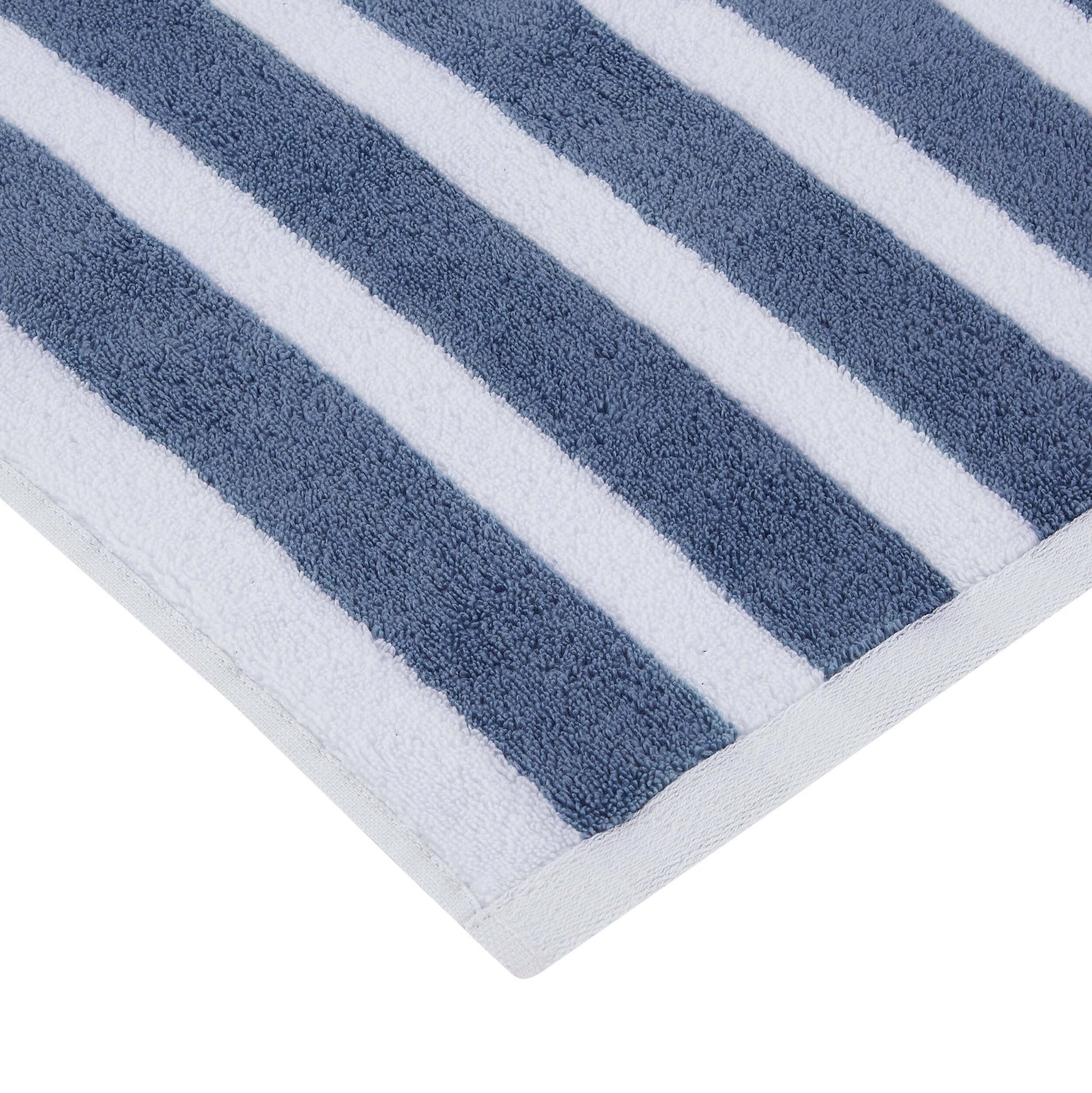 Algarve Luxury Stripe Towel Collection - French Blue - DUSK