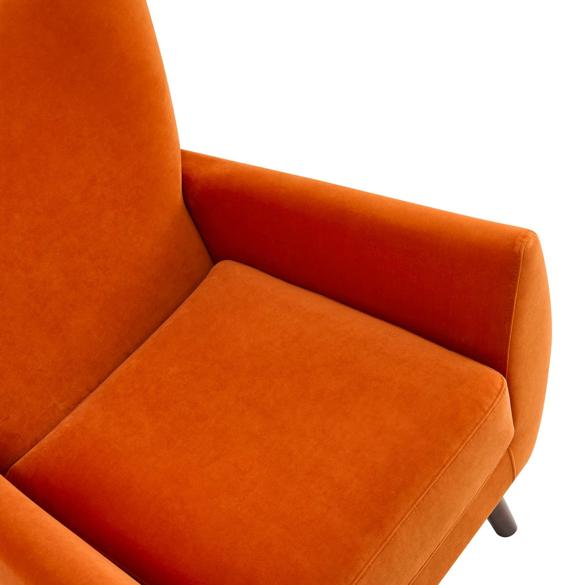 Alia Accent Chair - Bright Orange - DUSK