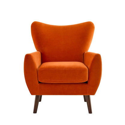 Alia Accent Chair - Bright Orange - DUSK